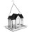 Rustproof Metal Wild Bird Feeder Feeding Tray Squirrels-White 1