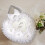 White HeartShaped Wedding Ring Cushion for Wedding 2