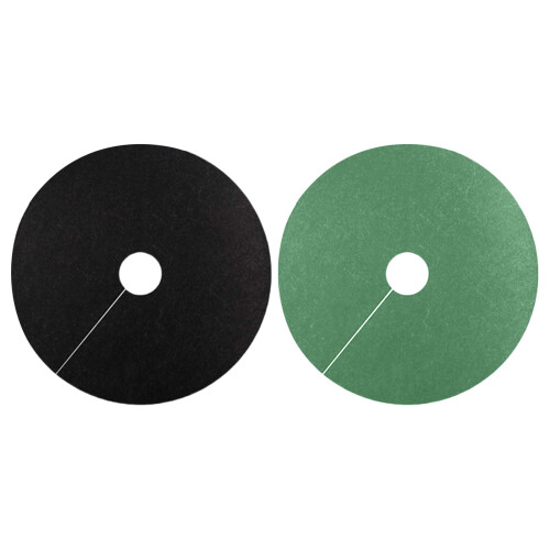Nonwoven Tree Rings Cover Weeding-Black Outer diameter 62cm 1