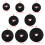 Nonwoven Tree Rings Cover Weeding-Black Outer diameter 62cm 4