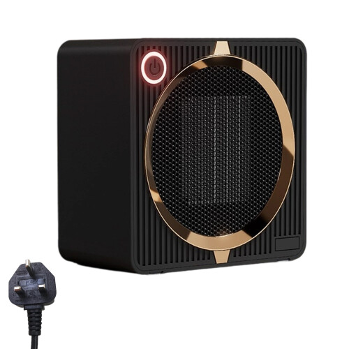 Portable 220V 500W PTC Electric Heater Automatic-Black