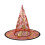 5Pcs Witch Hat 33cm High Pointed Wizard Hat for Women Men-Red 1
