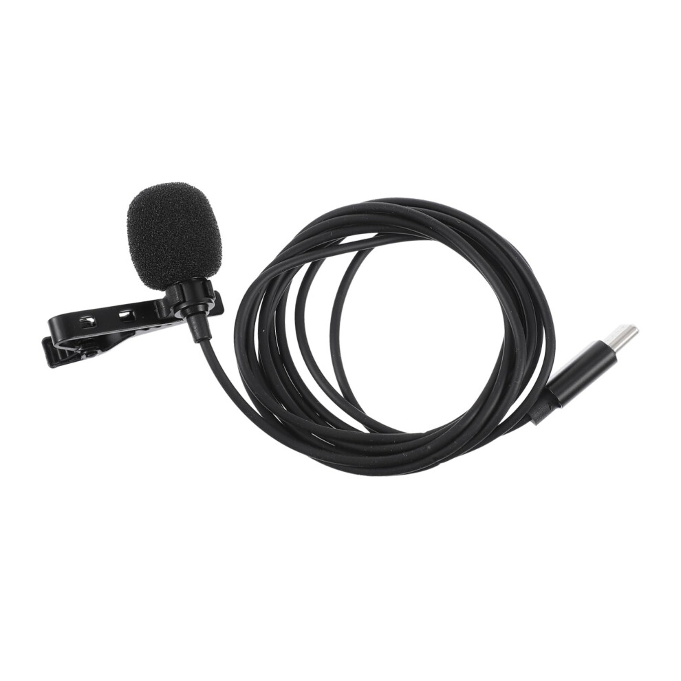 Type C Lavalier Microphone For Smartphones, Quality Sound For Vlogging, Podcasts 9412369023599