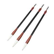 3Piece Wolf Hair Calligraphy Brush Set, Chinese Calligraphy and Painting Brush with Black Ebony Handle for Beginners and Advanced Users