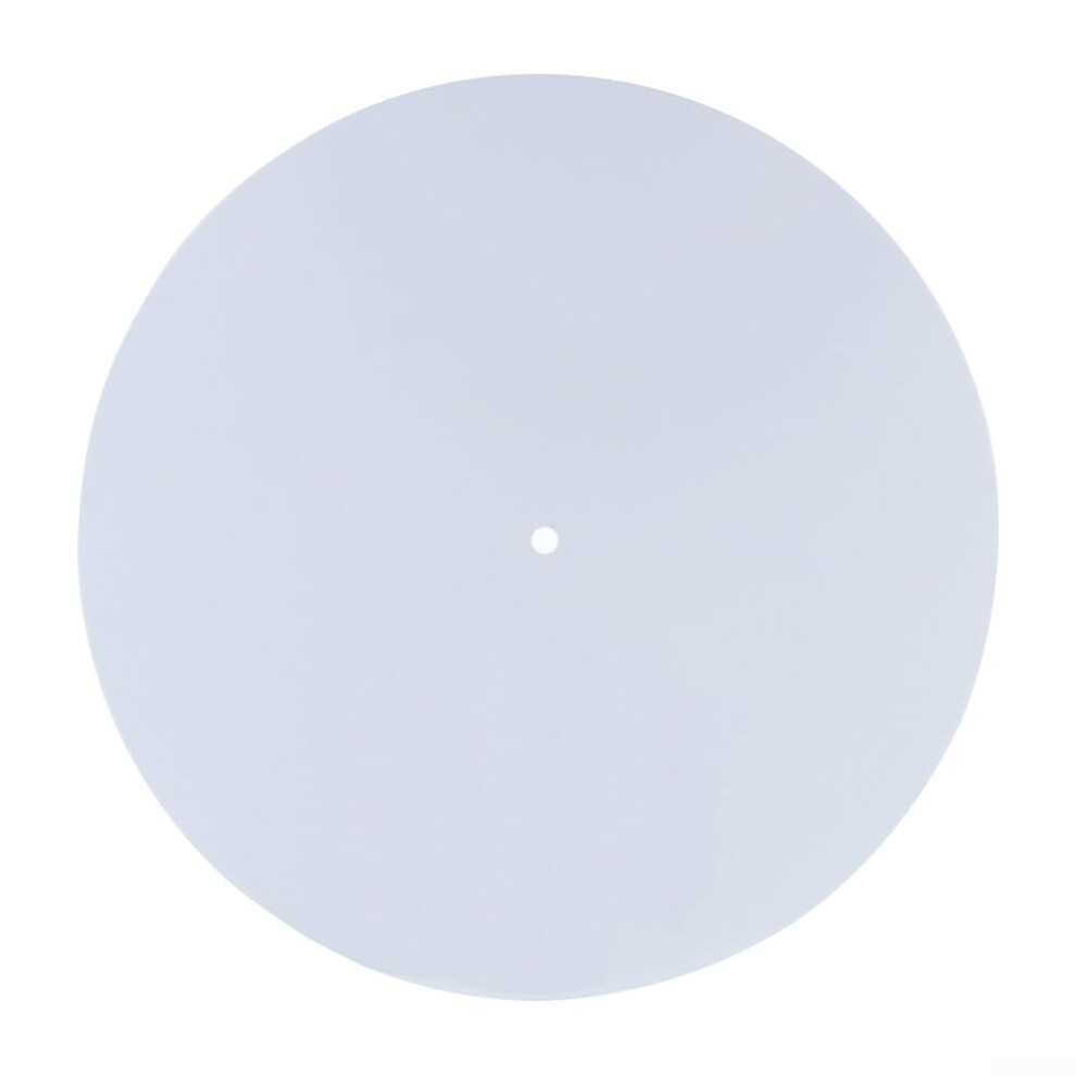 Audiophile 12'' Acrylic Slip Mat For Turntables 12Inch Size Enhances Turntable Sound Compatible With Turntables White 9426802277821