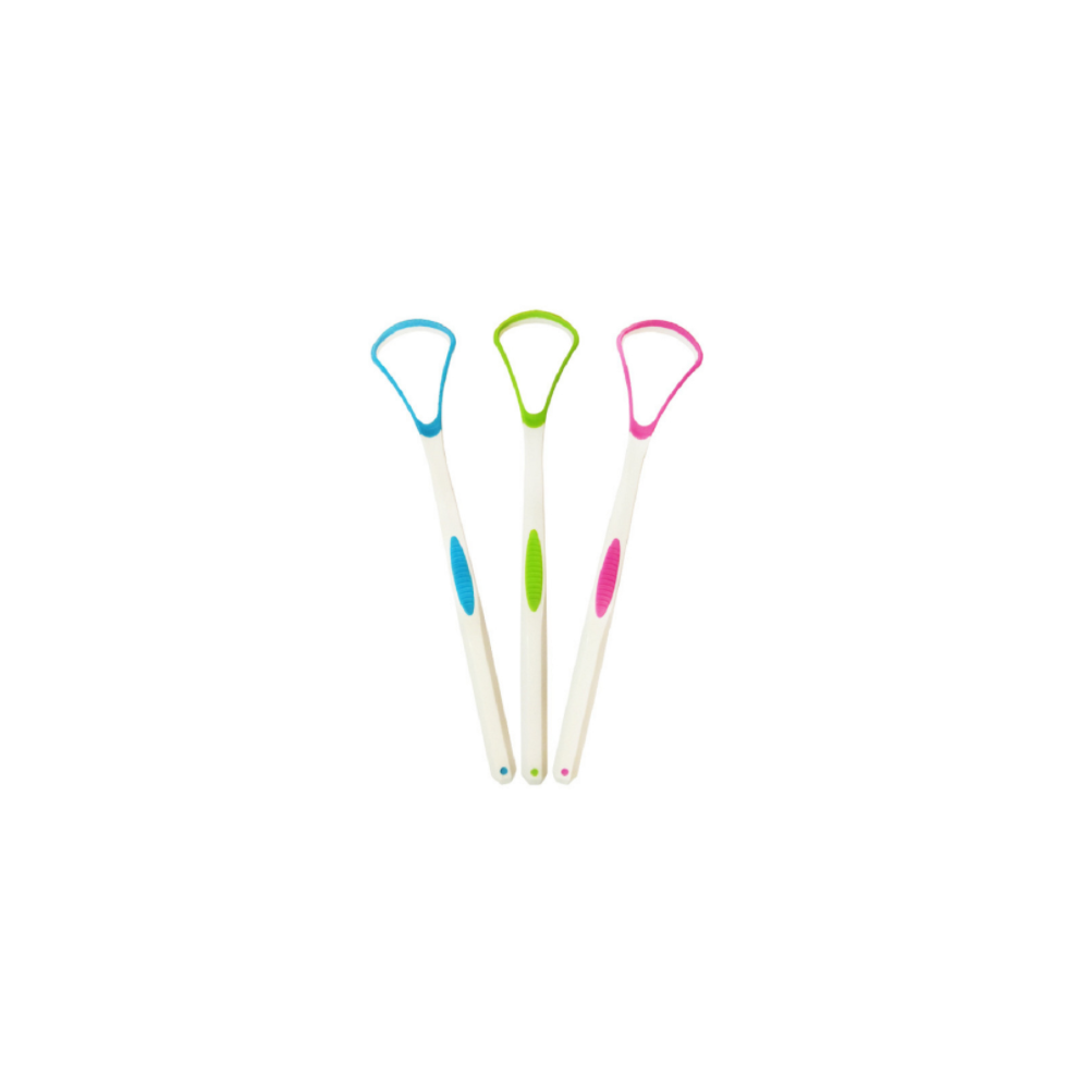 Dentist Recommended Tongue Scraper Cleaner, 3 Pack for Daily Use in Enhancing Oral Hygiene and Combating Bad Breath