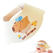 Bathtub Visor for Toddlers Capybara Design Head Protector, Practical Bathing Accessory for ParentChild Bathing at Home Family Bath Time