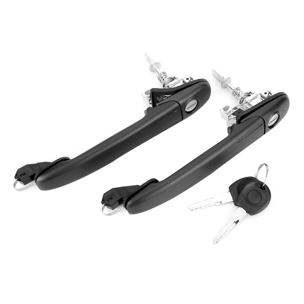 Key Hole Design Exterior Door Handle For Mk3 6N1 Fl 6N2, Exterior Door Handles With High-Quality Mat, Easy Install Scratch Resistant Protective Trim, 9190834494838