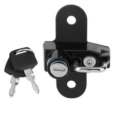 Facile da installare Lucchetto per casco da moto in lega di alluminio di alta qualità Compatto Mini Dimensioni Robusto e Durevole Resistente alle