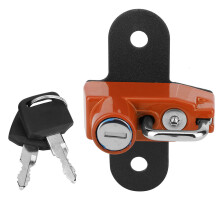 Candado para casco de motocicleta fácil de instalar, de aleación de aluminio de alta calidad, tamaño mini compacto, resistente y duradero,