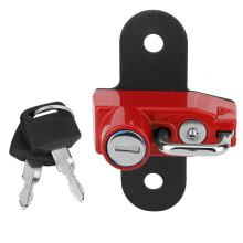 Candado para casco de motocicleta fácil de instalar, de aleación de aluminio de alta calidad, tamaño mini compacto, resistente y duradero,