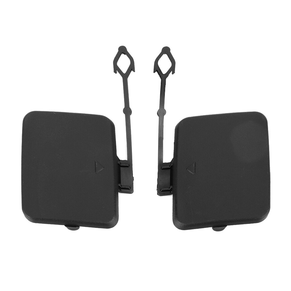 Rear Bumper Tow Hook Cover Pair For Bmw X5 E70 2006-2013, Low Temperature Resistant Pp+Epdm Mat Weather Resistance Good Impact Resistance Tow Eye 9190834495224