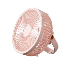 Bærbar mini-blæser til skrivebord, USB-skrivebordsventilator med genopladeligt batteri, 17,5x17,5x9,5 cm, trådløs fjernbetjening, vindkraft med