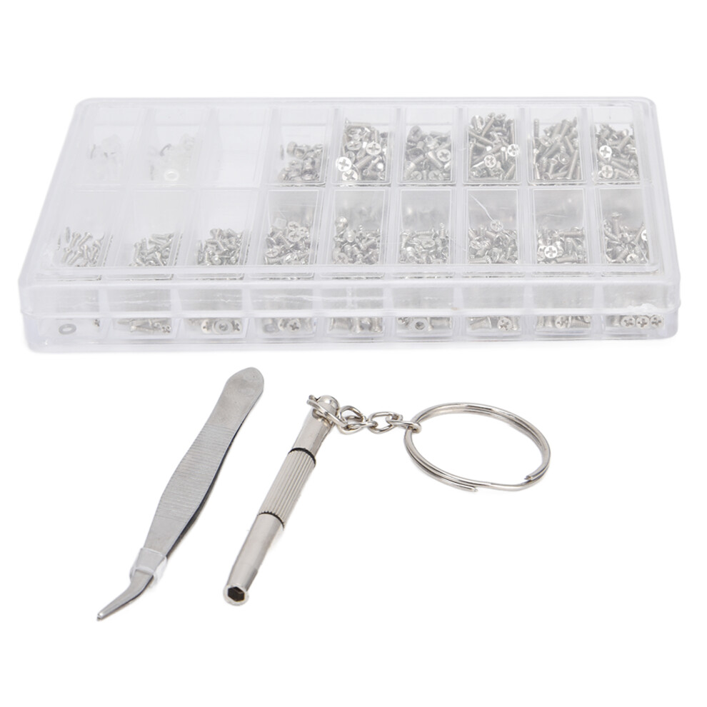Eyeglasses Repair Kit, Professional Screwdrivers for Eyewear, Multifunctional Mini Screwdriver with Keychain, Suitable for Glasses, Computers, Mobile