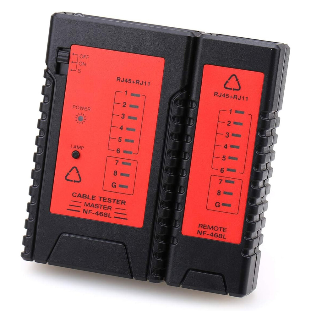 Poe Continuity Test Tool For Network Installations, Ethernet Tester With Rj45 Rj11 Fault Locator, Cable Mapper For Cat5 Cat5e Cat6 Utp Cables, 9004841872582