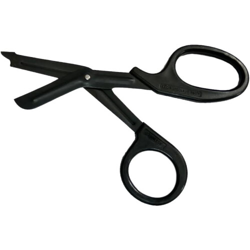 7.5 Inch Black Tactical Trauma Shears (Paramedic Scissors) 1