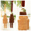 Reusable Flocking Nutcrackers Tree Ornament-Earthy Yellow 3 7