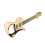 Ergonomic Guitar Bottle Opener Rusts Resistant Metal Quick-Gold 1