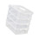 Clear Storage Container With Slide Drawers-White four layers 1