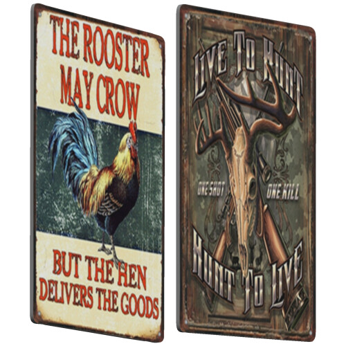 Retro Metal Sign Iron Texture Suitable for Bar Kitchen-3133 1