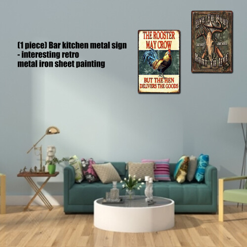 Retro Metal Sign Iron Texture Suitable for Bar Kitchen-3133 2