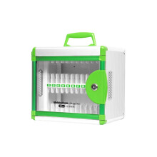 Multiple Device Capacity Office Phone Organizers-Green 24 bit