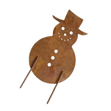 Santa And Snowman Yard Stake Easy Installation Holiday-40cm