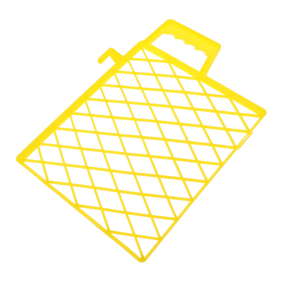 Paint Grid Tray Plastic Paint Tray Paint Strainer For Tray Yellow 26.00X17.50x3.00cm 9365049931571