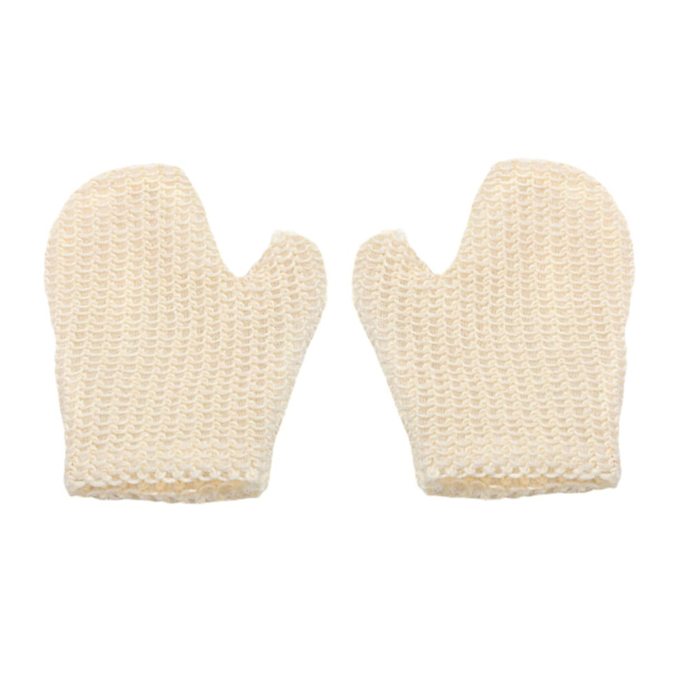 Exfoliating Gloves for Shower, Bath Mitts for Body Cleansing, Natural Jute