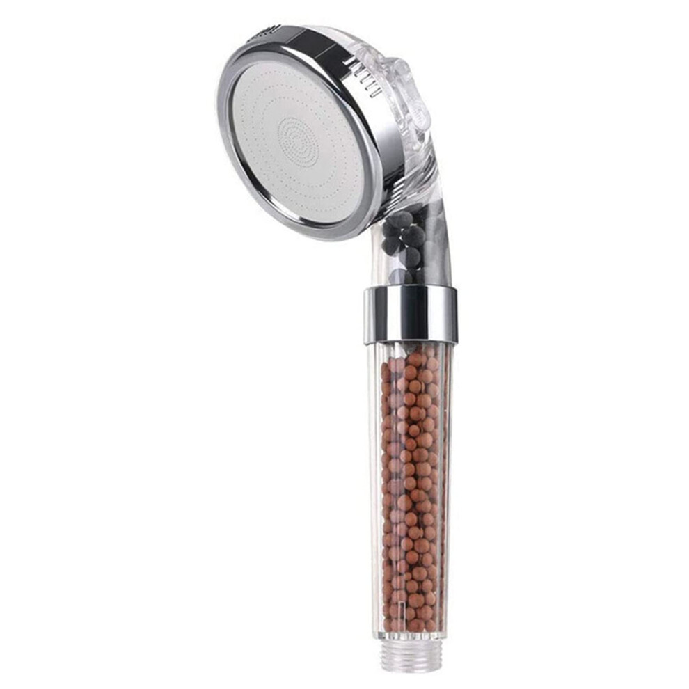 Shower Head Pressure Filter Handheld Watersaving Wallmounted Rainfall Shower System Transparent A 9189345994647