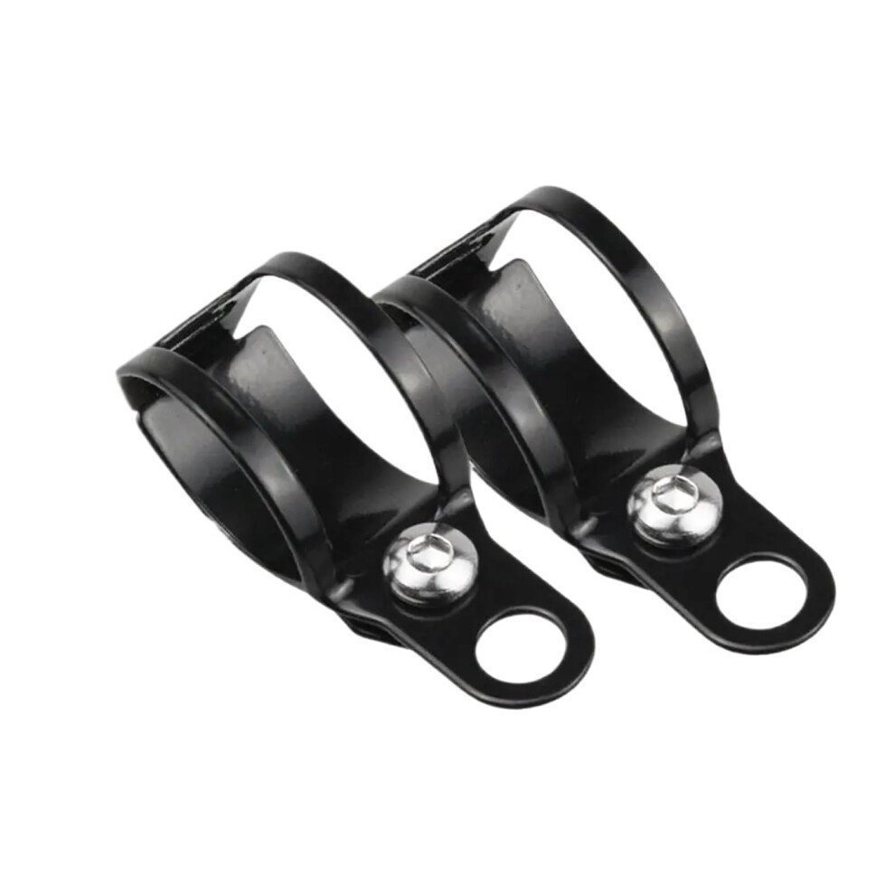 Motorcycle Fork Mount Bracket Clamp Holder Aluminum Alloy 3550Mm 2Pcs Universal Fog Turn Signals Light/Black 9412369079312