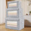Foldaway Fabric Storage Organizers Dustproof-curve cover medium 5