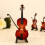 Mini Violin Model Set Mini Musical Instrument Violin-6 cm 2