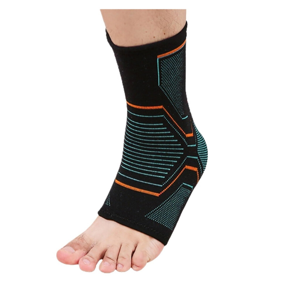 Ankle Splints for Pain Relief, Compression Sleeves, Support for Achilles Tendonitis. Black1pcs L 2226cm