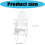 Heavy Duty Wall Mounted Iron Holder with Hooks for Space Saving Laundry Room Storage Organizer White 3