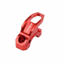 Motorcycle Helmet Hook Holder CNC Aluminum Clamp Bracket for NC750X NC700X Red AntiDeformation