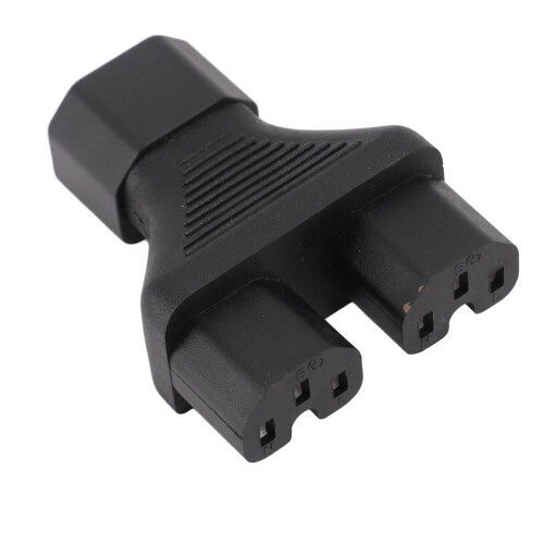 Καλώδιο τροφοδοσίας σκοινιού IEC320C14Splitter βουλωμάτων δύναμης με τα φλόγα - 2