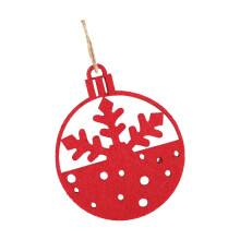 10 Piece Christmas Tree Decors Set Nonwoven Gingerbreads-4