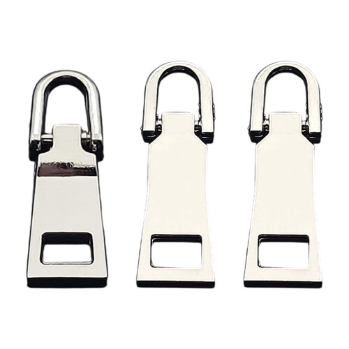 Kit de réparation de fermetures à glissière, 3 pièces,-argent