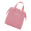 Sac à déjeuner isolé avec doublure étanche, couleur Pastel-Rose 1