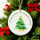 Frosted Oceanic Christmas Tree Accent Clear Holiday Decoration 5