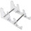 Acrylic Keyboard Display Stand Three Layer Clear Desk Tray Storage For Mechanical Keyboards 5
