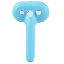 Pet steamer brush, dog grooming island for care, cat relaxing shedding comb pet spray hair removal comb for small medium animals blue