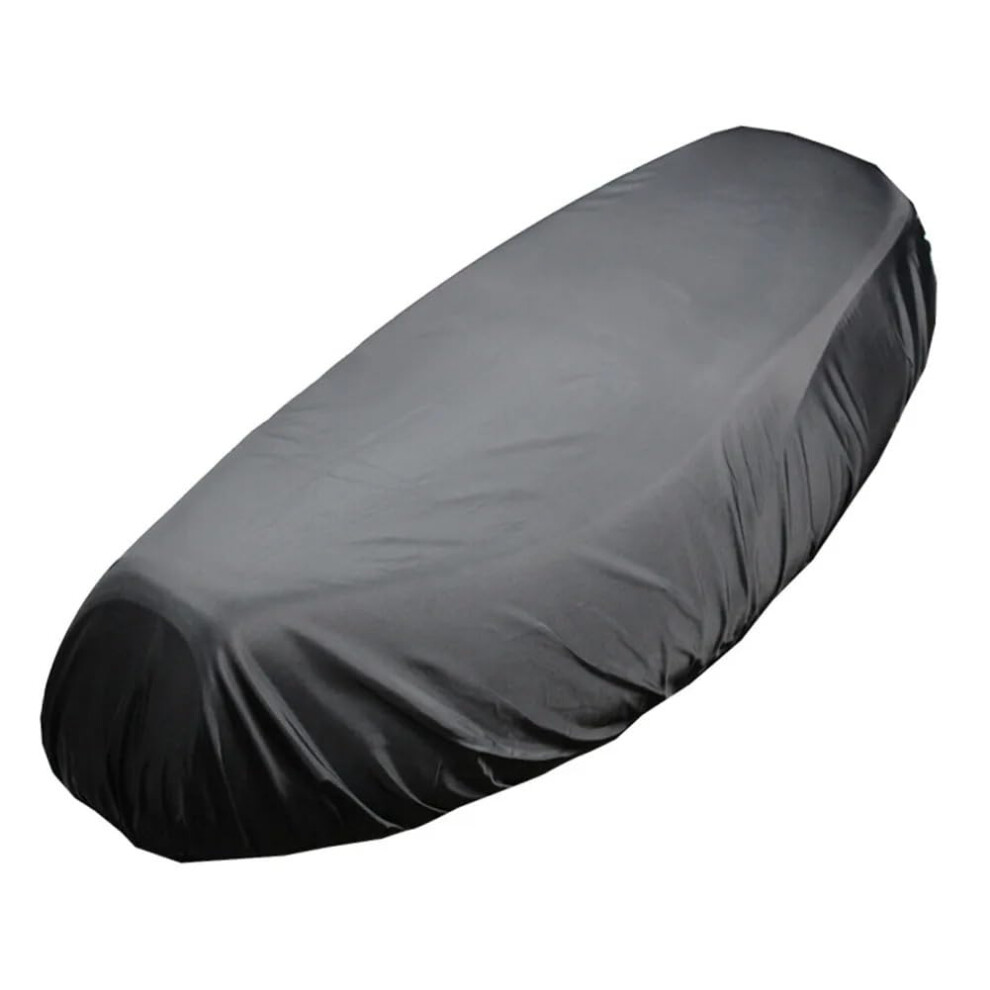 Motorcycle Seat Cover Universal Flexible Saddle Cover 210D Dust Sun Protection M Rain Seat Cover Black 9412369080301