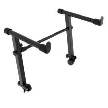 Electric Piano Stand Double Braced Adjustable Height Keyboard Holder for Digital Pianos