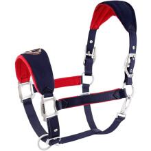 Halter for Horse, Padded, Fleece, Adjustable on Chin Strap, Safe (XL)