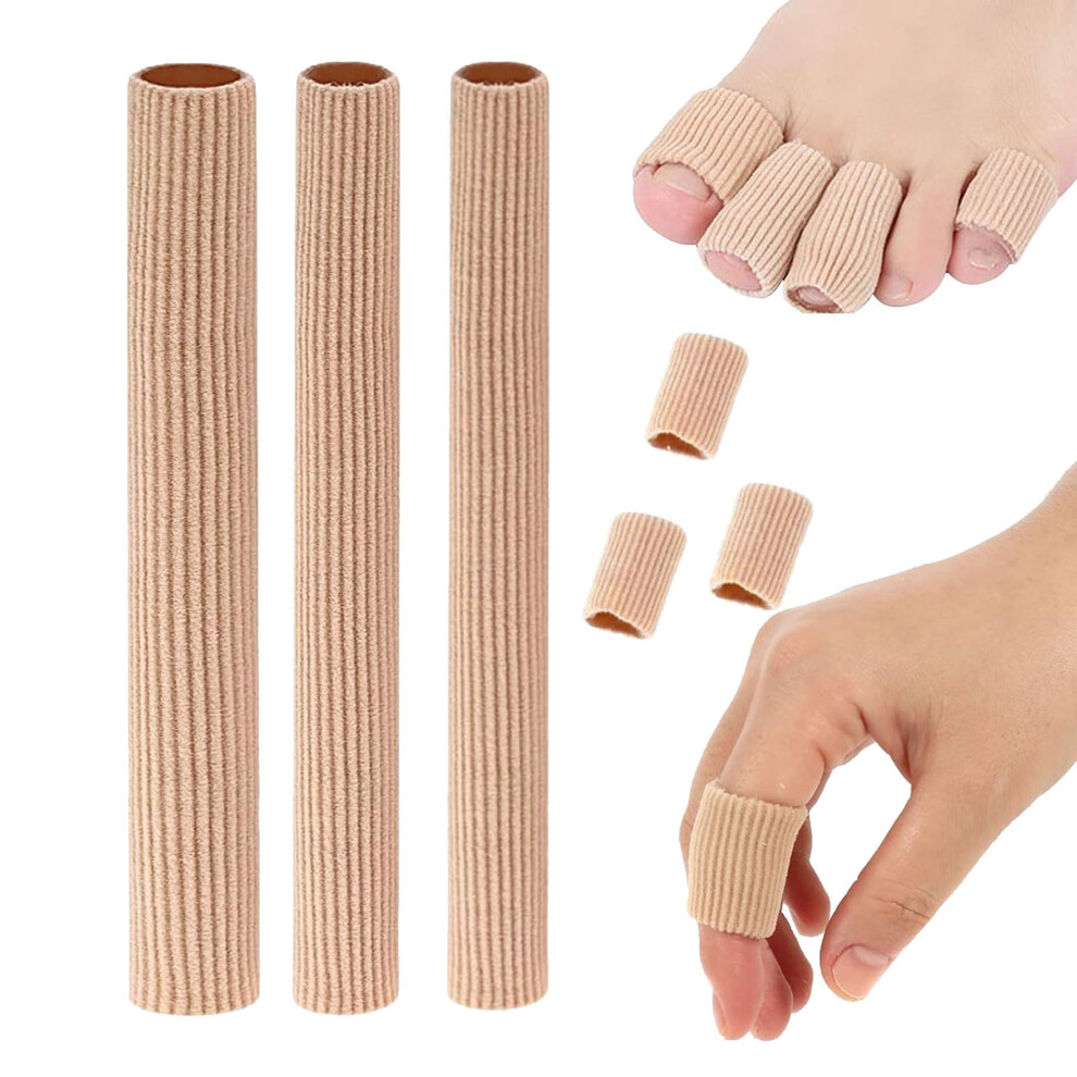 Pack of 3 silicone toe protection, cushion tube for corn, blisters, calluses