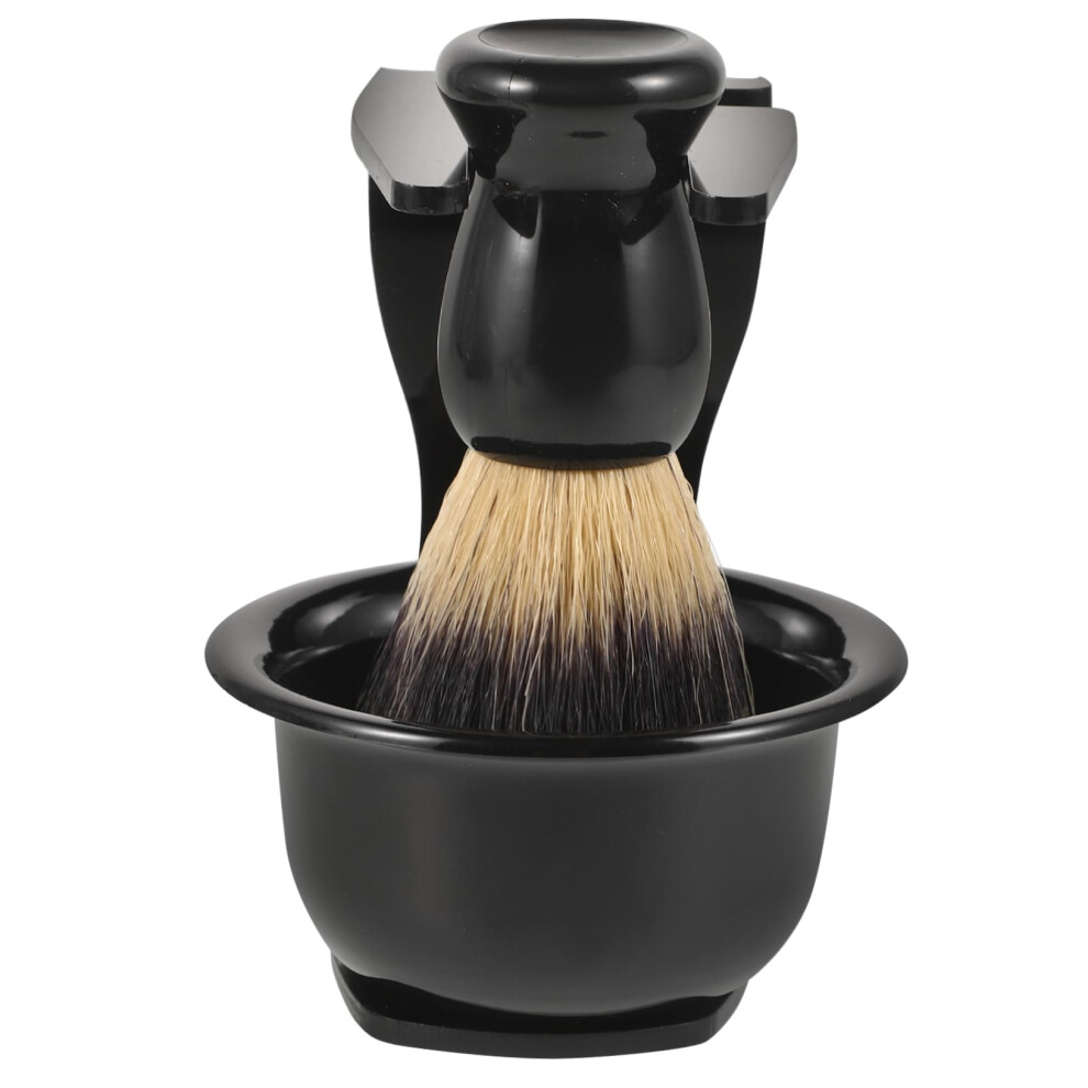1 Set Men's Shaving Set Art of Shaving Shaving Bowls Beard Care Set for Men Shaving Bowl and Brush Shaving Set for Men Shaving Brush Acrylic Black