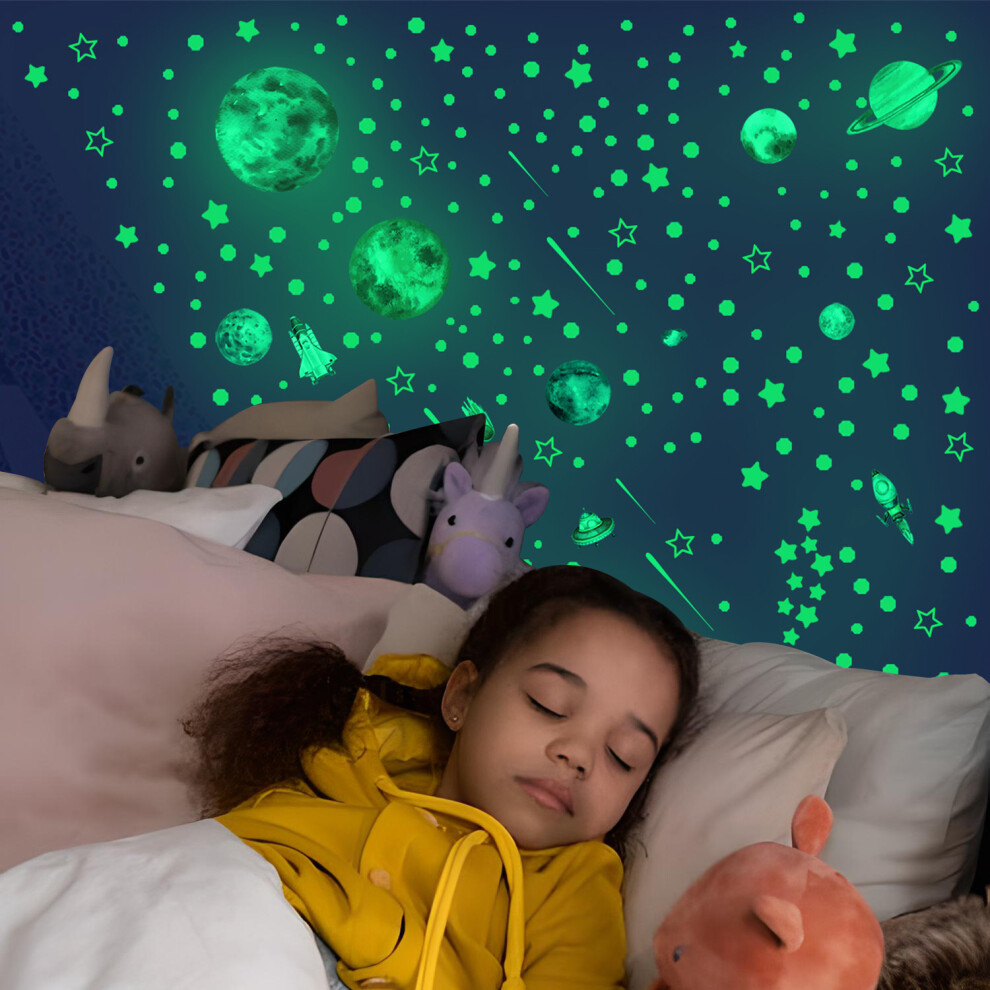 Luminous Stars, Creative Decor For Kids Room, Noctilucent Wall Stickers Transform Any Ceiling Into A Stunning Starry Sky, Easy To Stick On Bedroom Wal