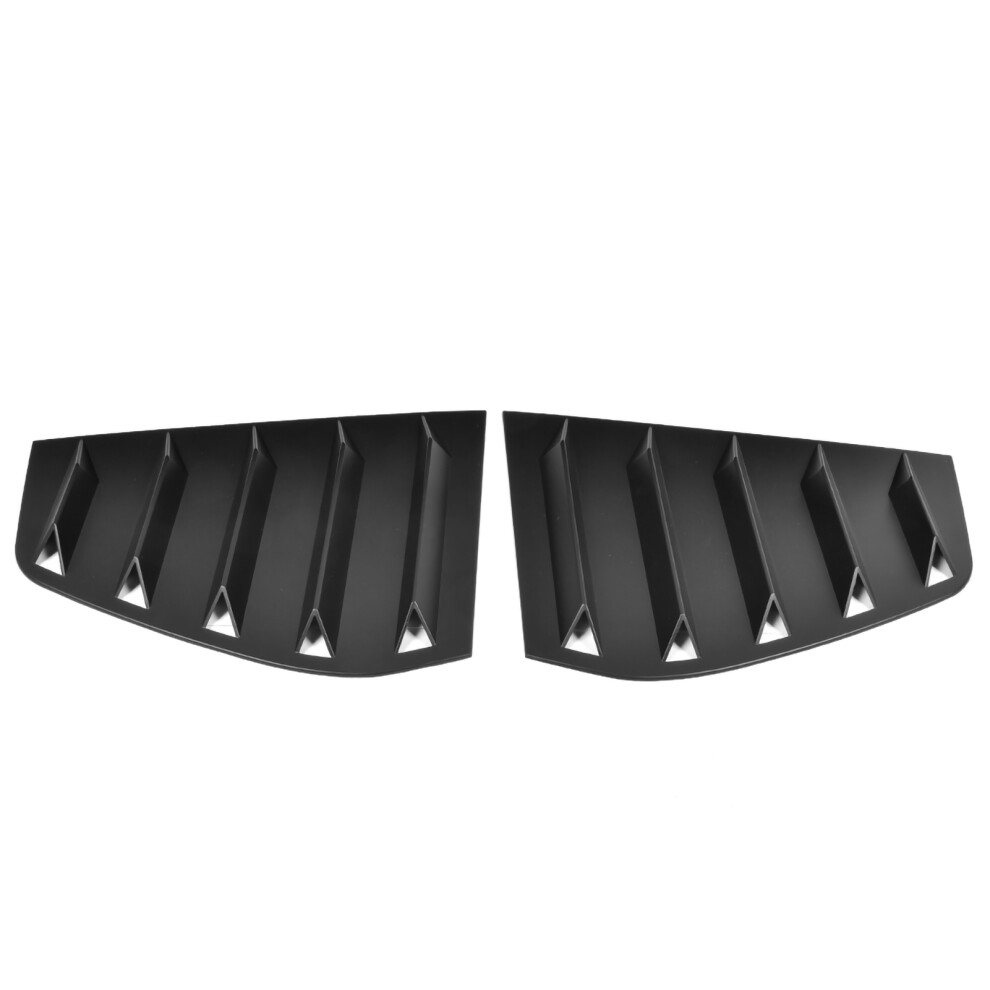 Rear Side Window Scoop Louver For 2010-2015 Chevy Camaro, Heat Resistant Abs Vent Trim, Impact Resistant Sporty Appearance, Distinctive Style Upgrade 9190834496016